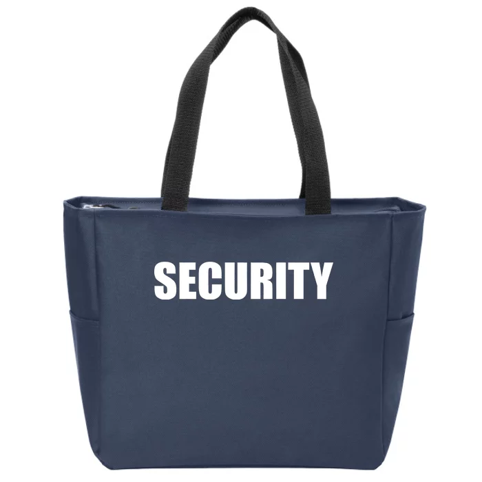 SECURITY Zip Tote Bag