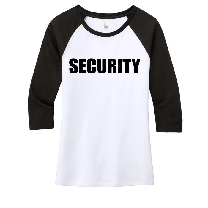 SECURITY Women's Tri-Blend 3/4-Sleeve Raglan Shirt