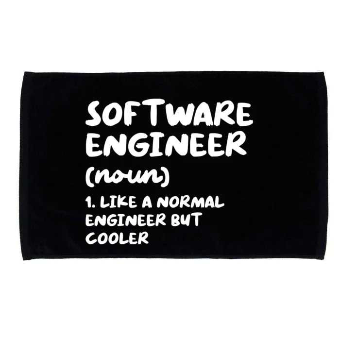 Software Engineer Definition Funny Engineering Microfiber Hand Towel