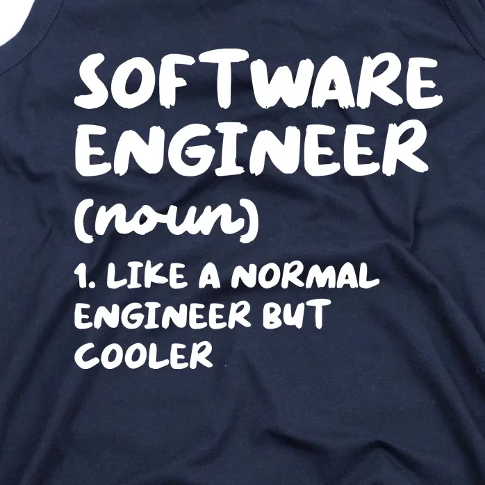 Software Engineer Definition Funny Engineering Tank Top