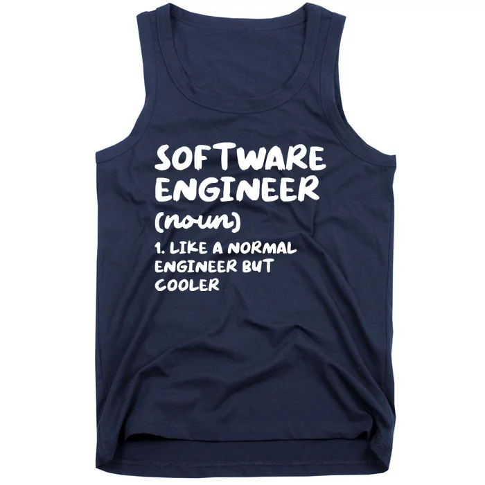 Software Engineer Definition Funny Engineering Tank Top