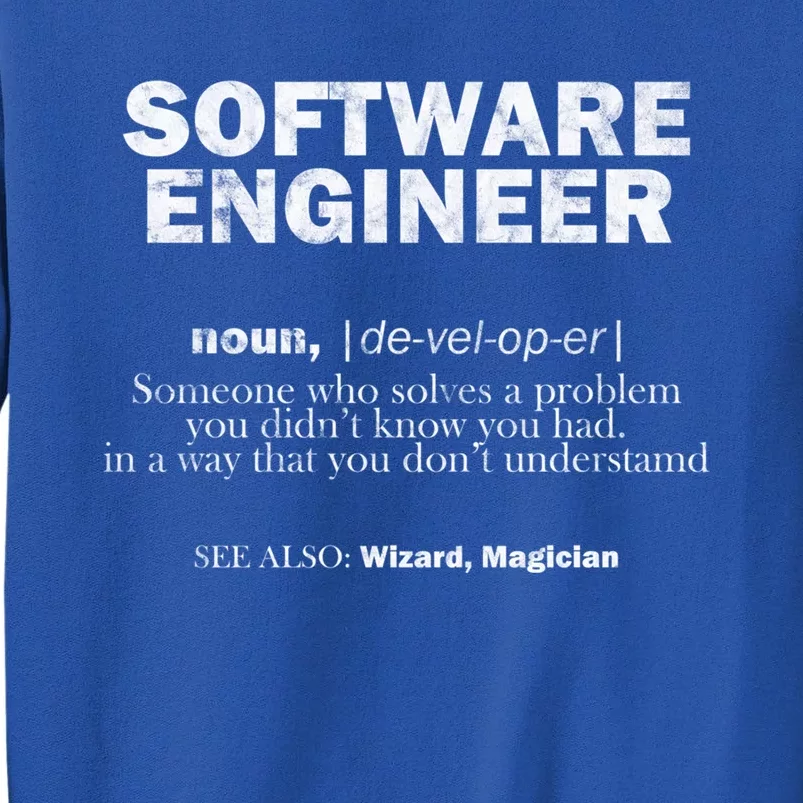 Software Engineer Definition Coder Cute Gift Sweatshirt