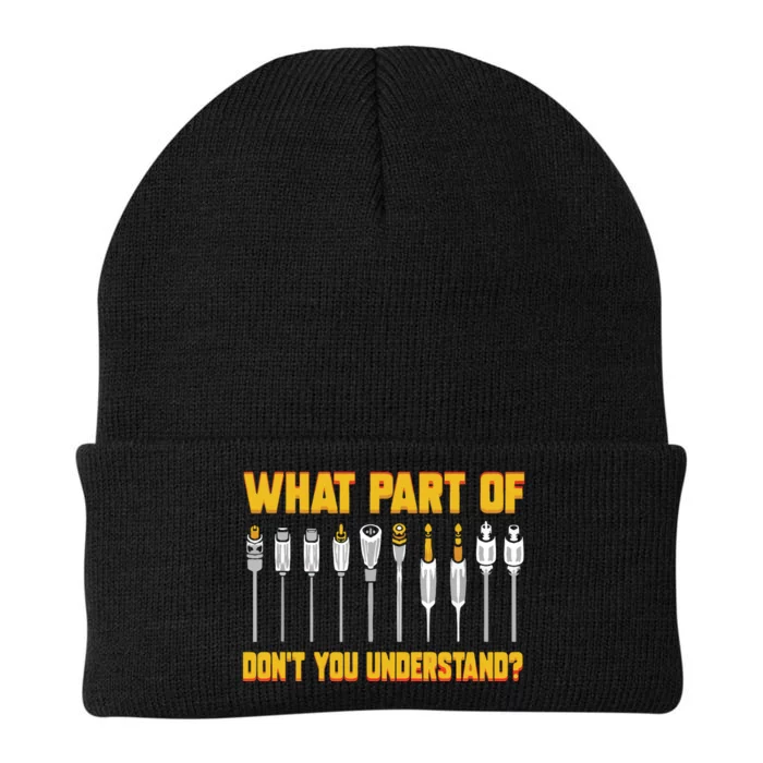 Sound Engineer DJ Audio Guy Music Production Engineering Knit Cap Winter Beanie