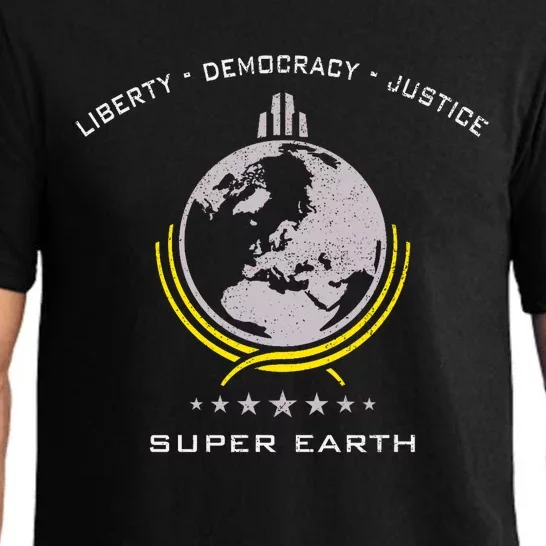 Super Earth Diving Into Hell For Liberty Pajama Set