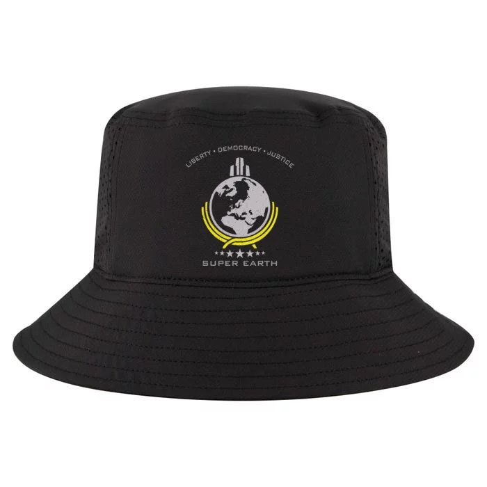 Super Earth Diving Into Hell For Liberty Cool Comfort Performance Bucket Hat