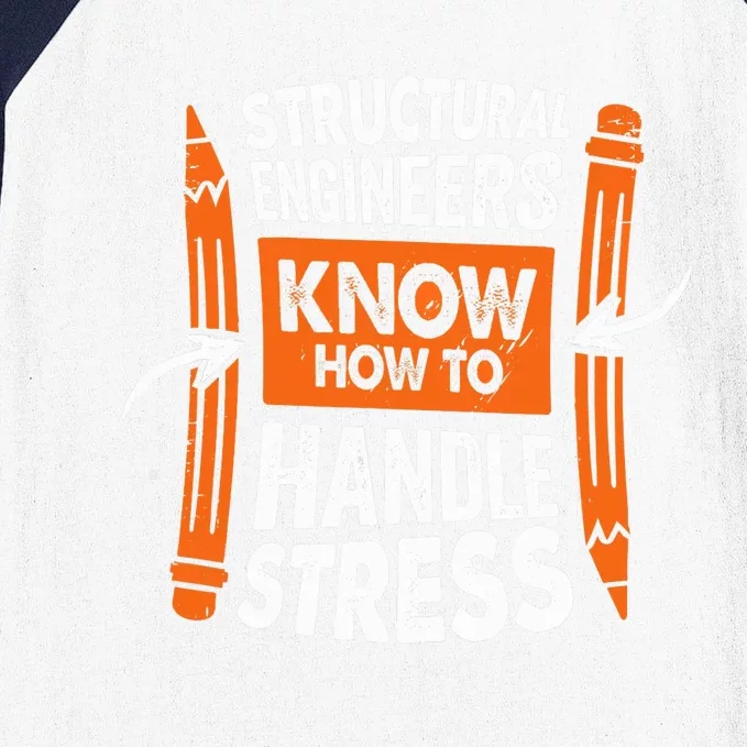 Structural Engineering Design For A Civil Engineer Baseball Sleeve Shirt