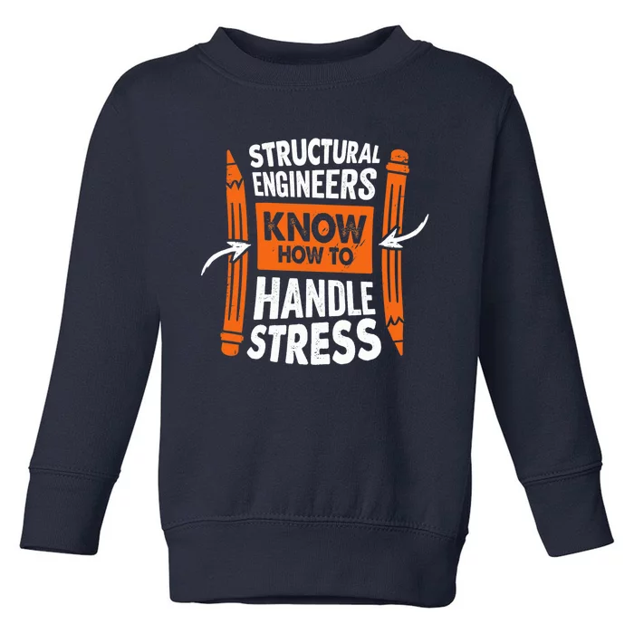 Structural Engineering Design For A Civil Engineer Toddler Sweatshirt