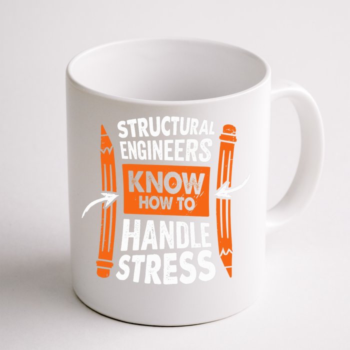 Structural Engineering Design For A Civil Engineer Front & Back Coffee Mug