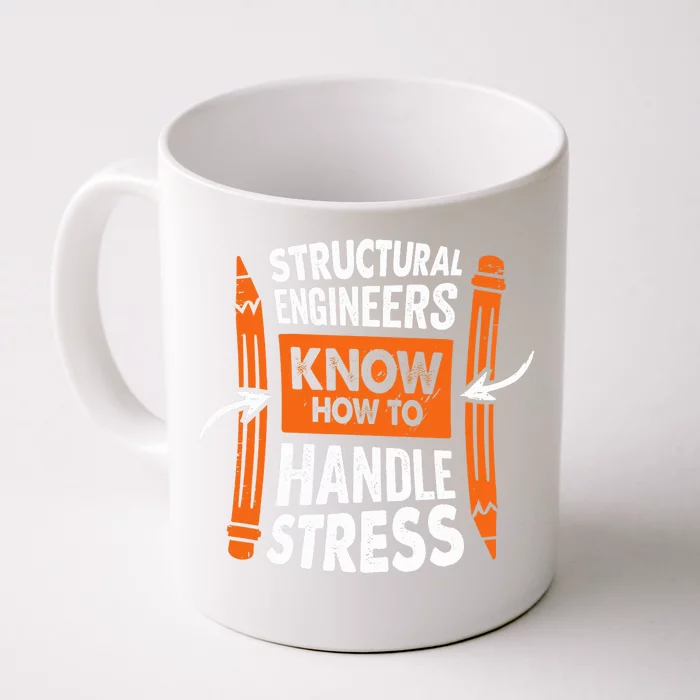 Structural Engineering Design For A Civil Engineer Front & Back Coffee Mug