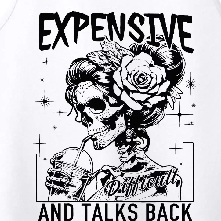 Skeleton Expensive Difficult And Talks Back MotherS Performance Tank