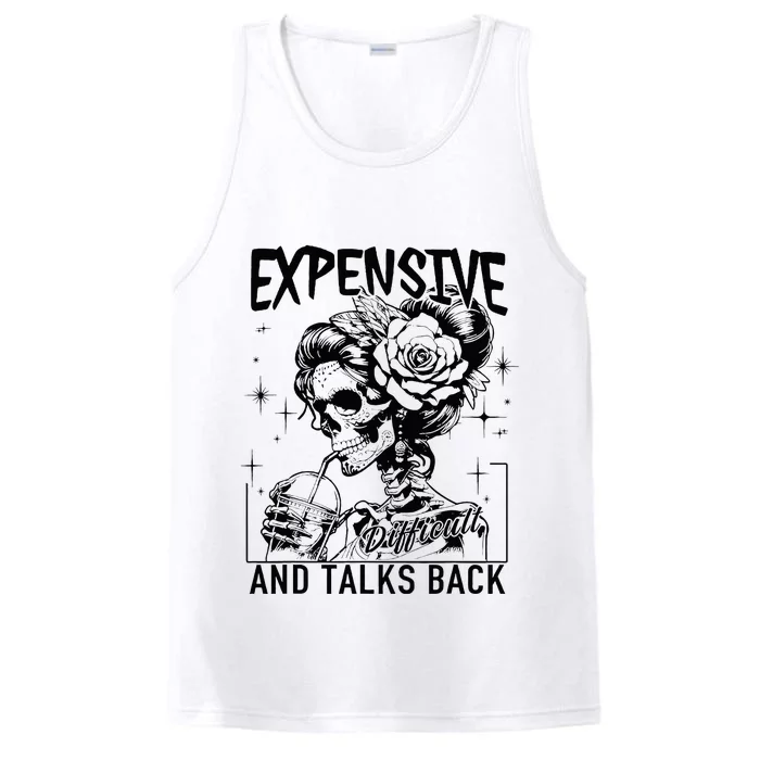 Skeleton Expensive Difficult And Talks Back MotherS Performance Tank