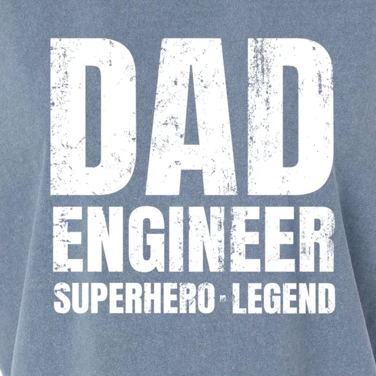 Superhero Engineer Dad Funny Gift Great Gift Garment-Dyed Women's Muscle Tee