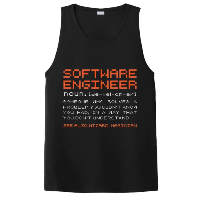 Software Engineer Developer Definition Programming Performance Tank