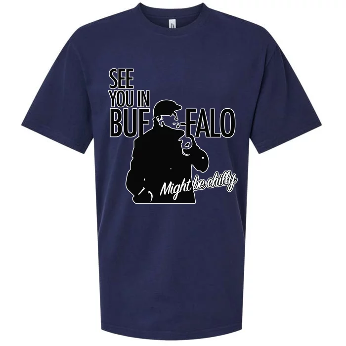 See You In Buffalo Might Be Chilly Sueded Cloud Jersey T-Shirt