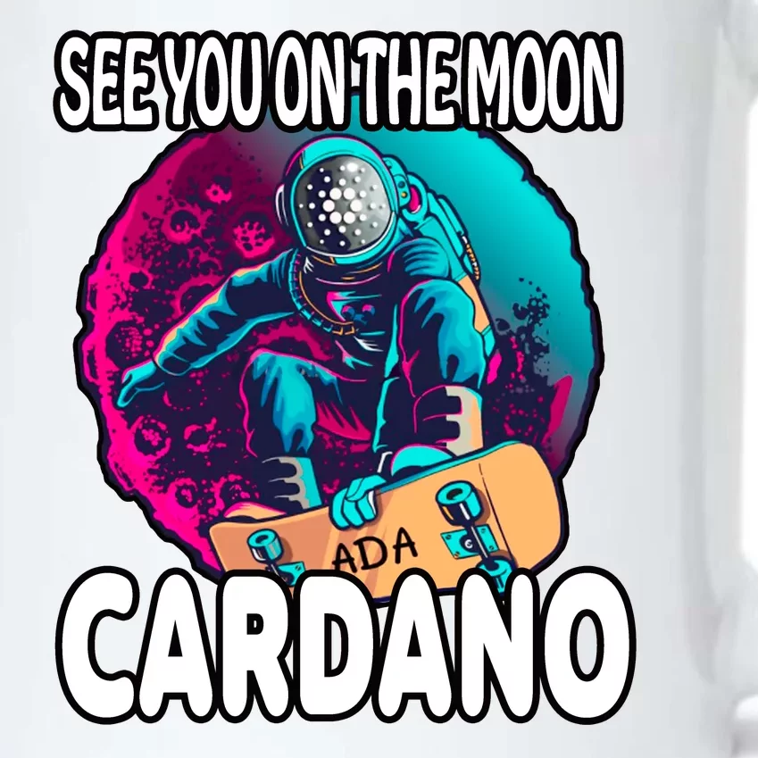 See You On the Moon Cardano Black Color Changing Mug