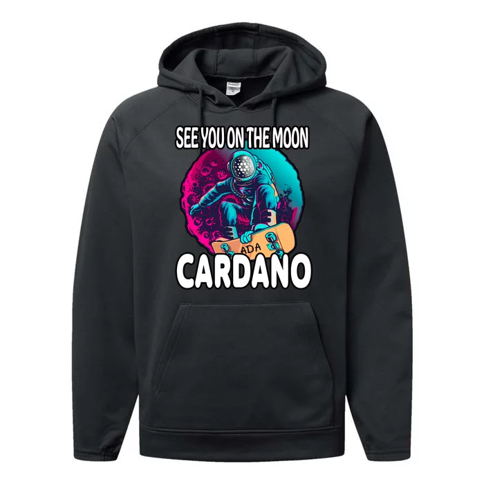 See You On the Moon Cardano Performance Fleece Hoodie