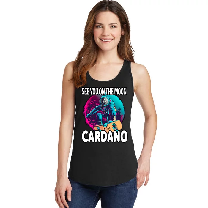 See You On the Moon Cardano Ladies Essential Tank