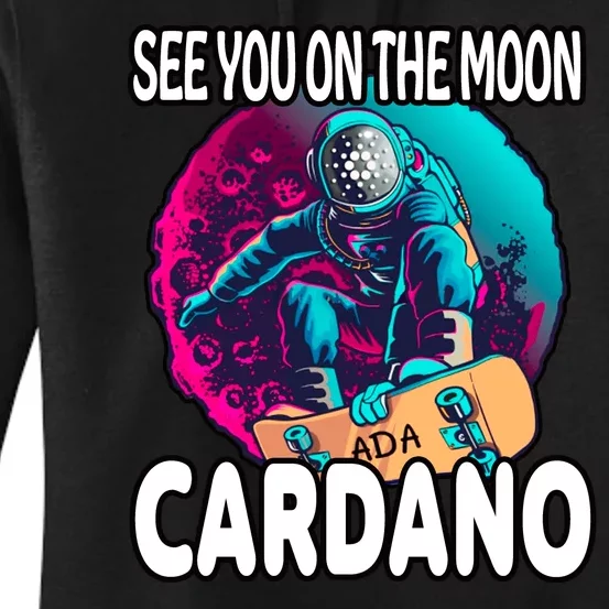 See You On the Moon Cardano Women's Pullover Hoodie