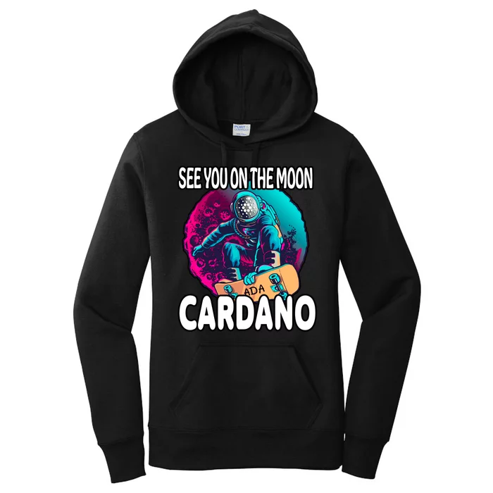 See You On the Moon Cardano Women's Pullover Hoodie