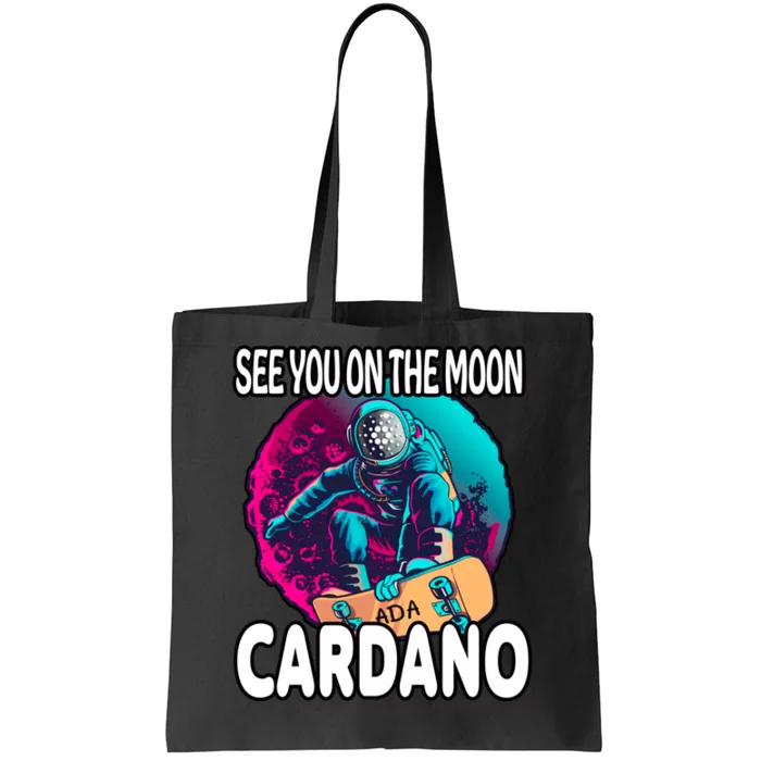 See You On the Moon Cardano Tote Bag