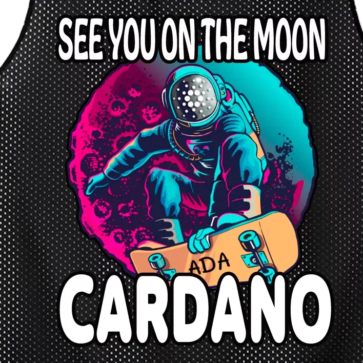 See You On the Moon Cardano Mesh Reversible Basketball Jersey Tank