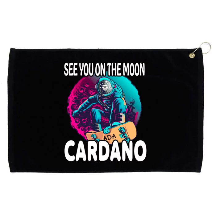 See You On the Moon Cardano Grommeted Golf Towel