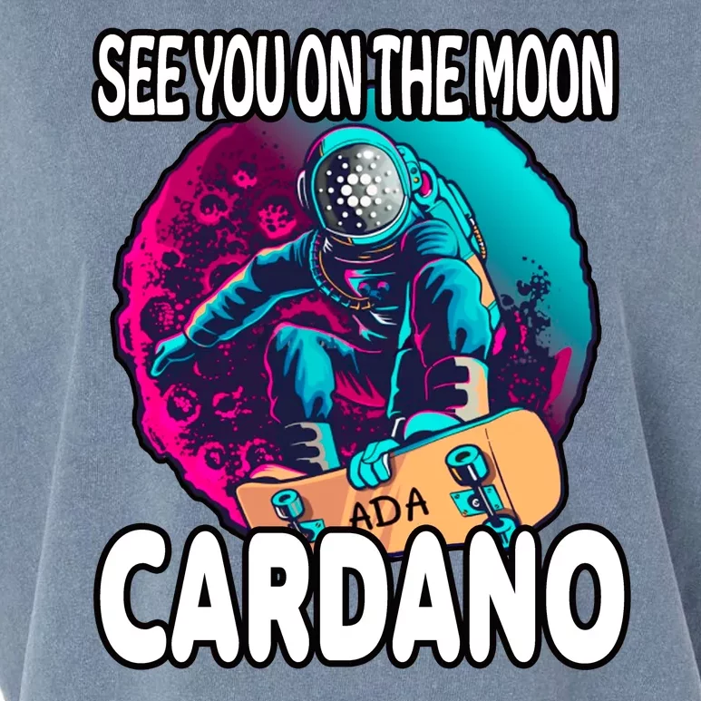 See You On the Moon Cardano Garment-Dyed Women's Muscle Tee