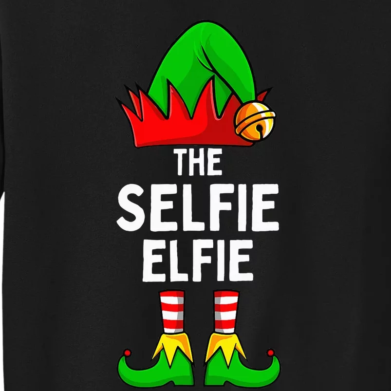 Selfie Elfie Elf Matching Family Christmas Sweatshirt