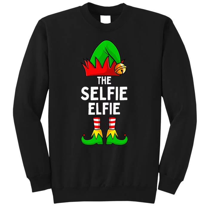 Selfie Elfie Elf Matching Family Christmas Sweatshirt