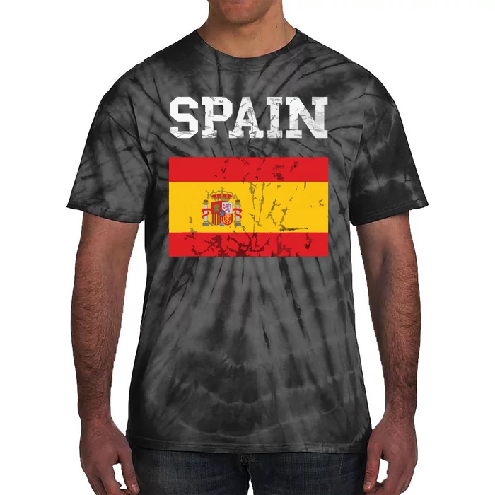 Spain Espana Espanol Spanish Flag Spain Trip Tourist Tie-Dye T-Shirt