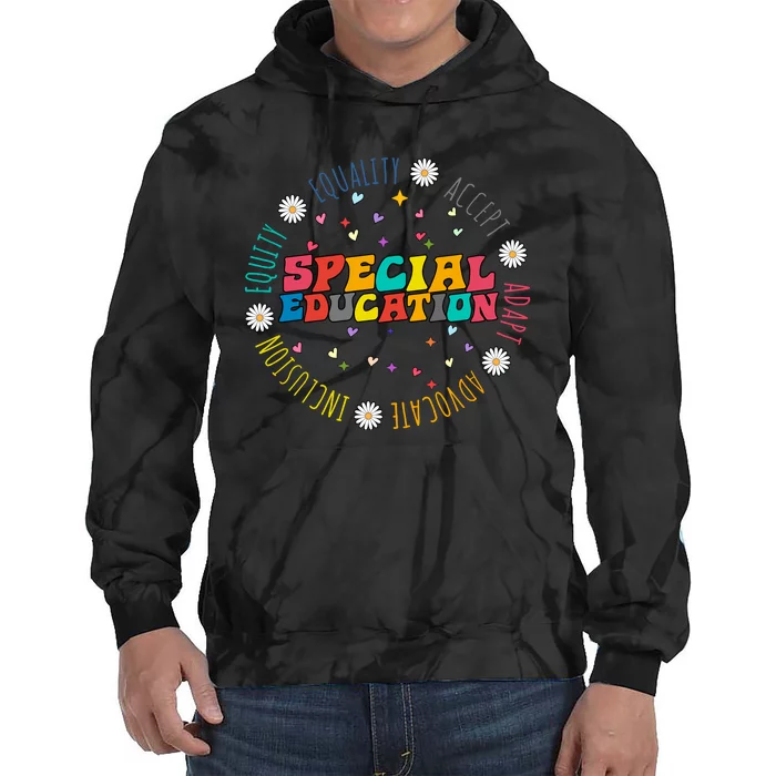 Special Education Equality Cute Tie Dye Hoodie