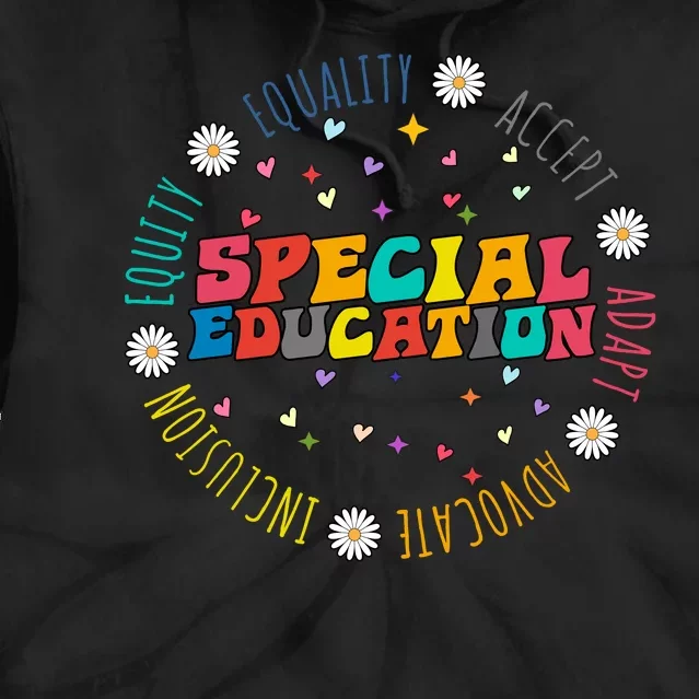 Special Education Equality Cute Tie Dye Hoodie