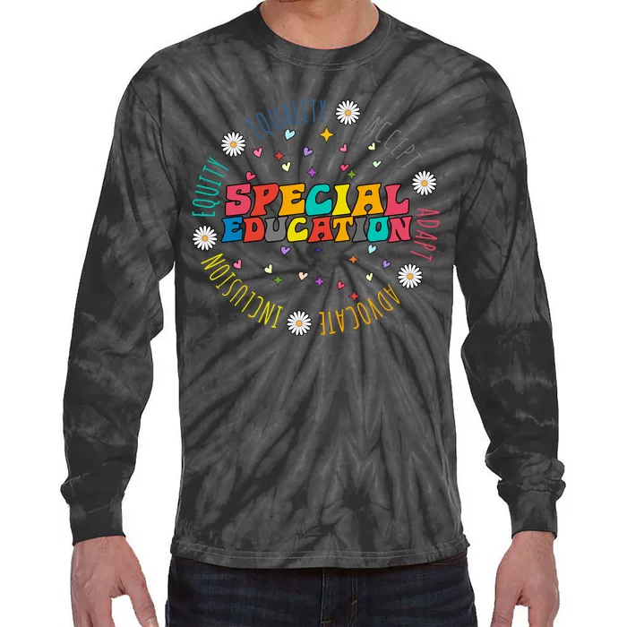 Special Education Equality Cute Tie-Dye Long Sleeve Shirt