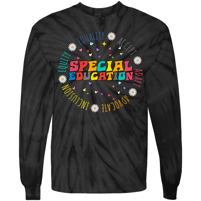 Special Education Equality Cute Tie-Dye Long Sleeve Shirt