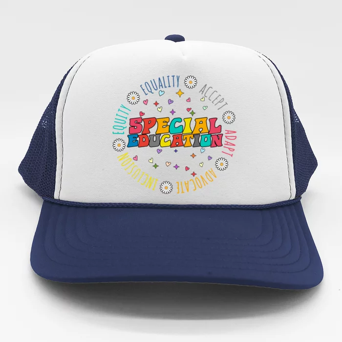 Special Education Equality Cute Trucker Hat