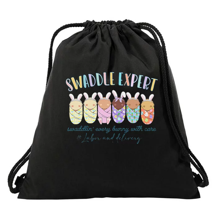 Swaddle Expert Easter Bunny Labor And Delivery Drawstring Bag