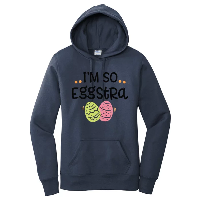 So Eggstra Easter Egg Hunt For Spring Family Events Women's Pullover Hoodie