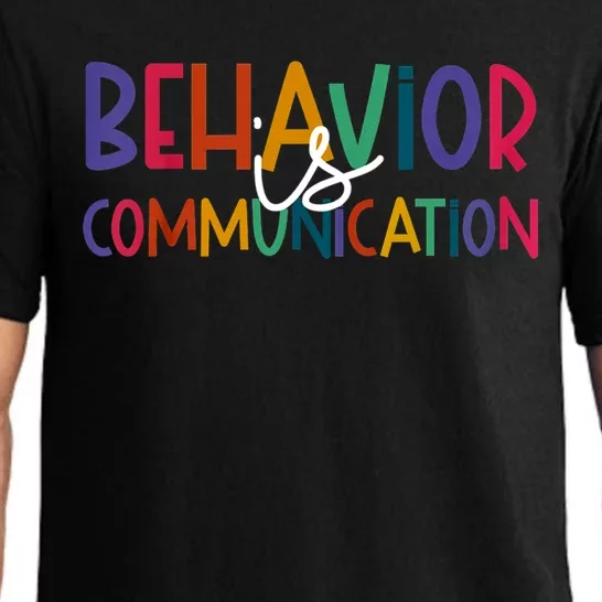 Special Education Ed Teacher Behavior Is Communication Gift Pajama Set