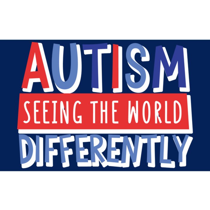 Seeing The World Differently Autism Awareness Bumper Sticker