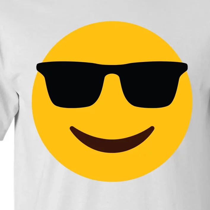 Smiling Emoticon Face With Sunglasses Tall T-Shirt