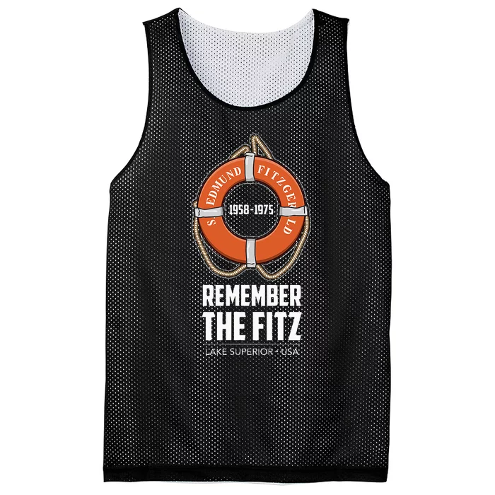 Ss Edmund Fitzgerald Lake Superior Iron Ore Mesh Reversible Basketball Jersey Tank