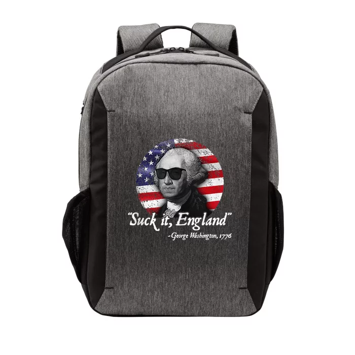 SuckIt England Funny 4th Of July George Washington 1776 Vector Backpack