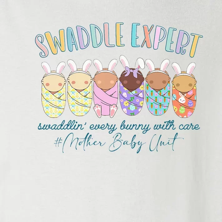 Swaddler Expert Funny Mother Baby Nurse Bunny Easter Day Toddler Long Sleeve Shirt