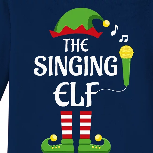 Singing Elf Family Matching Group Christmas Singer Baby Long Sleeve Bodysuit