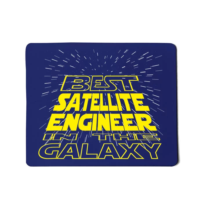 Satellite Engineer Funny Cool Galaxy Job Mousepad