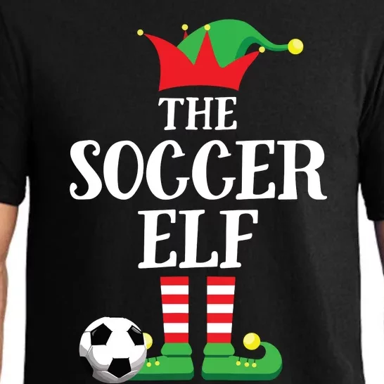 Soccer Elf Family Matching Christmas Group Elf Pajama Gift Pajama Set