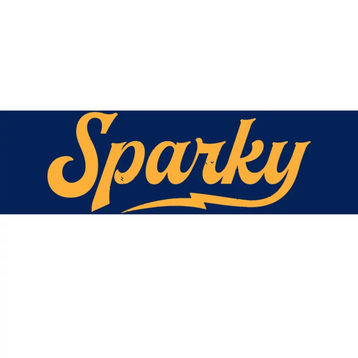 Sparky Electrician Funny Lineman Dad Retro Vintage Novelty Bumper Sticker