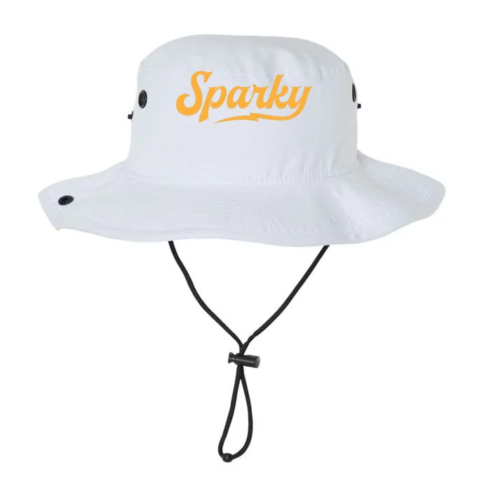 Sparky Electrician Funny Lineman Dad Retro Vintage Novelty Legacy Cool Fit Booney Bucket Hat