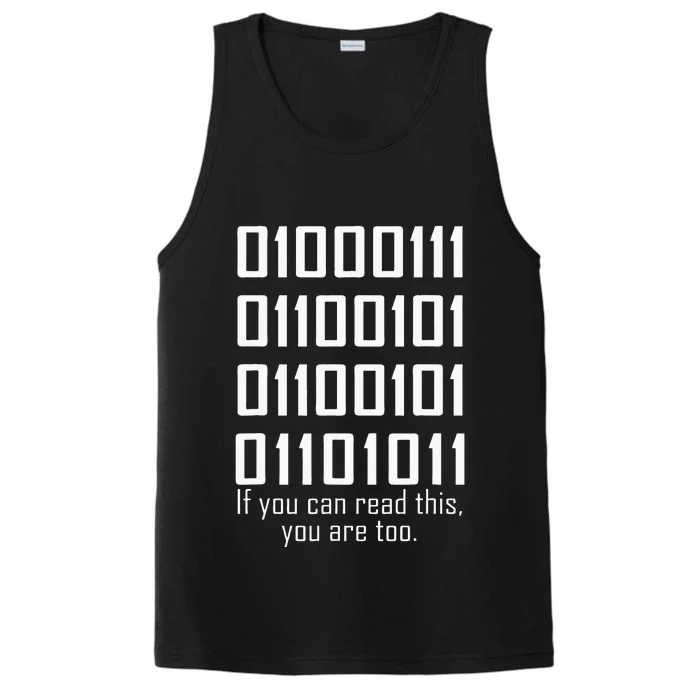 Software Engineers Funny Programming Coding Binary Code Performance Tank