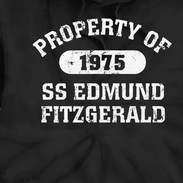 Ss Edmund Fitzgerald Lake Superior Tie Dye Hoodie